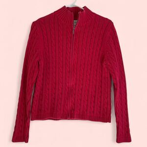 L.L.Bean Women's Red Jumper